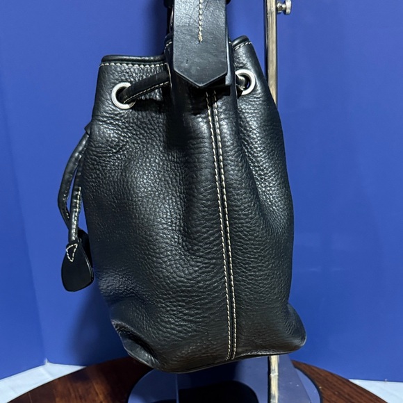 Vintage Dooney Bourke Leather Bucket Bag Pebbled Leather w dustbag - Picture 5 of 8